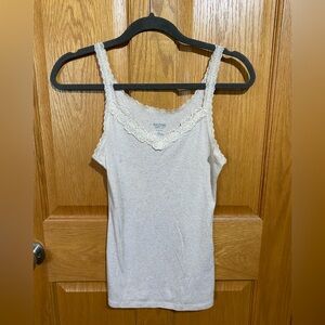 Mossimo Supply Co. Gray Ribbed Sleeveless Camisole